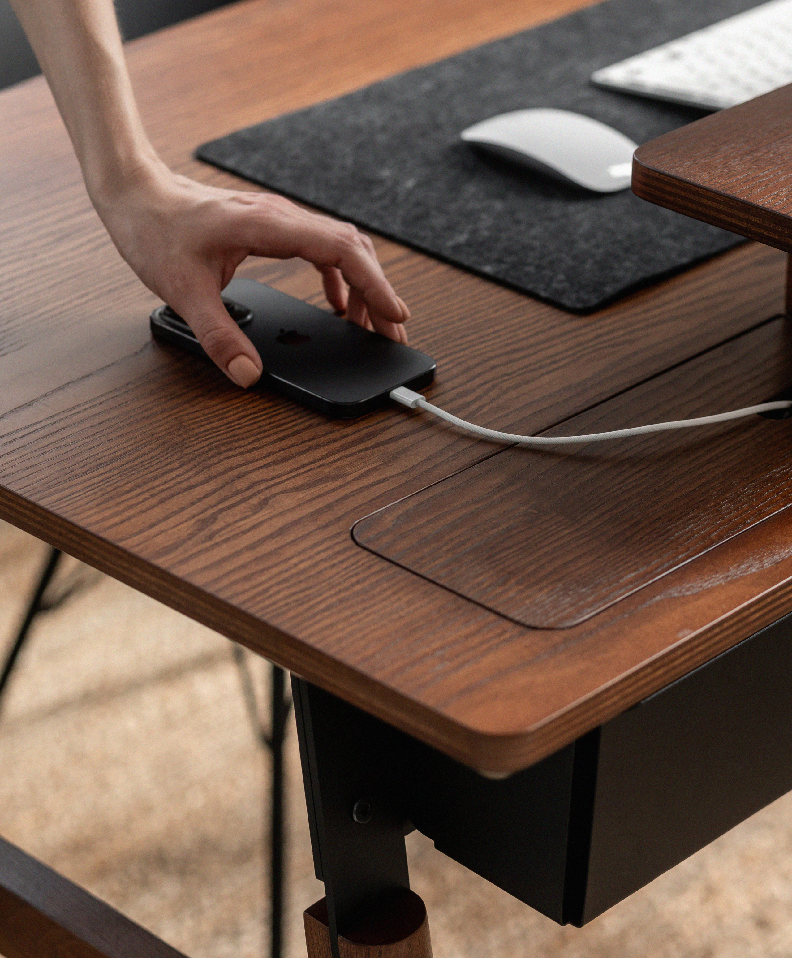 Dagny work desk - brown 1200 - Image 8
