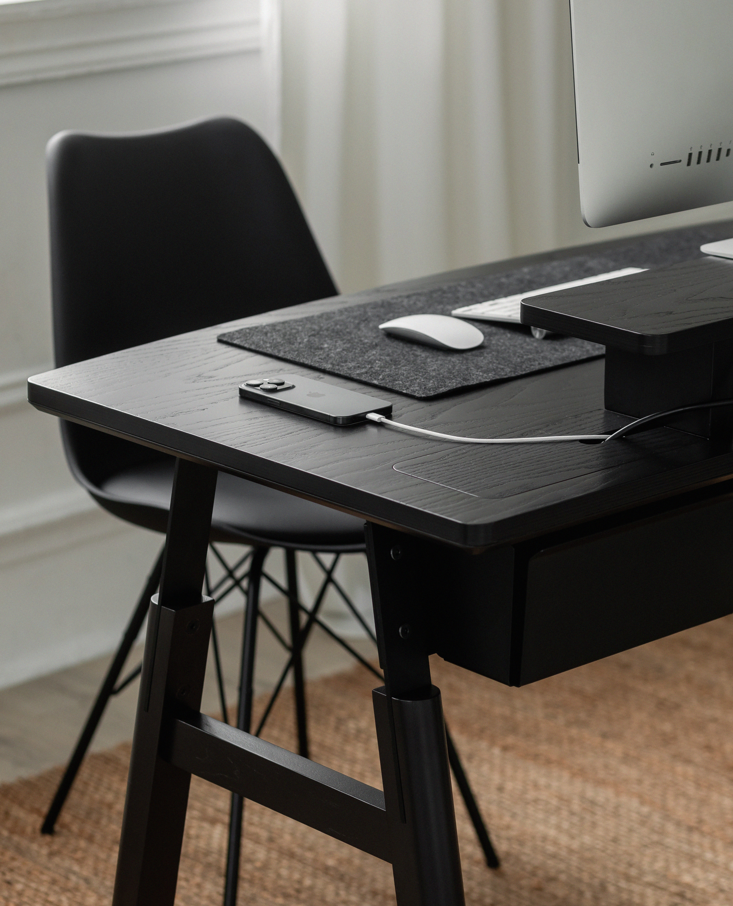 Dagny work desk - black 1400 - Image 3