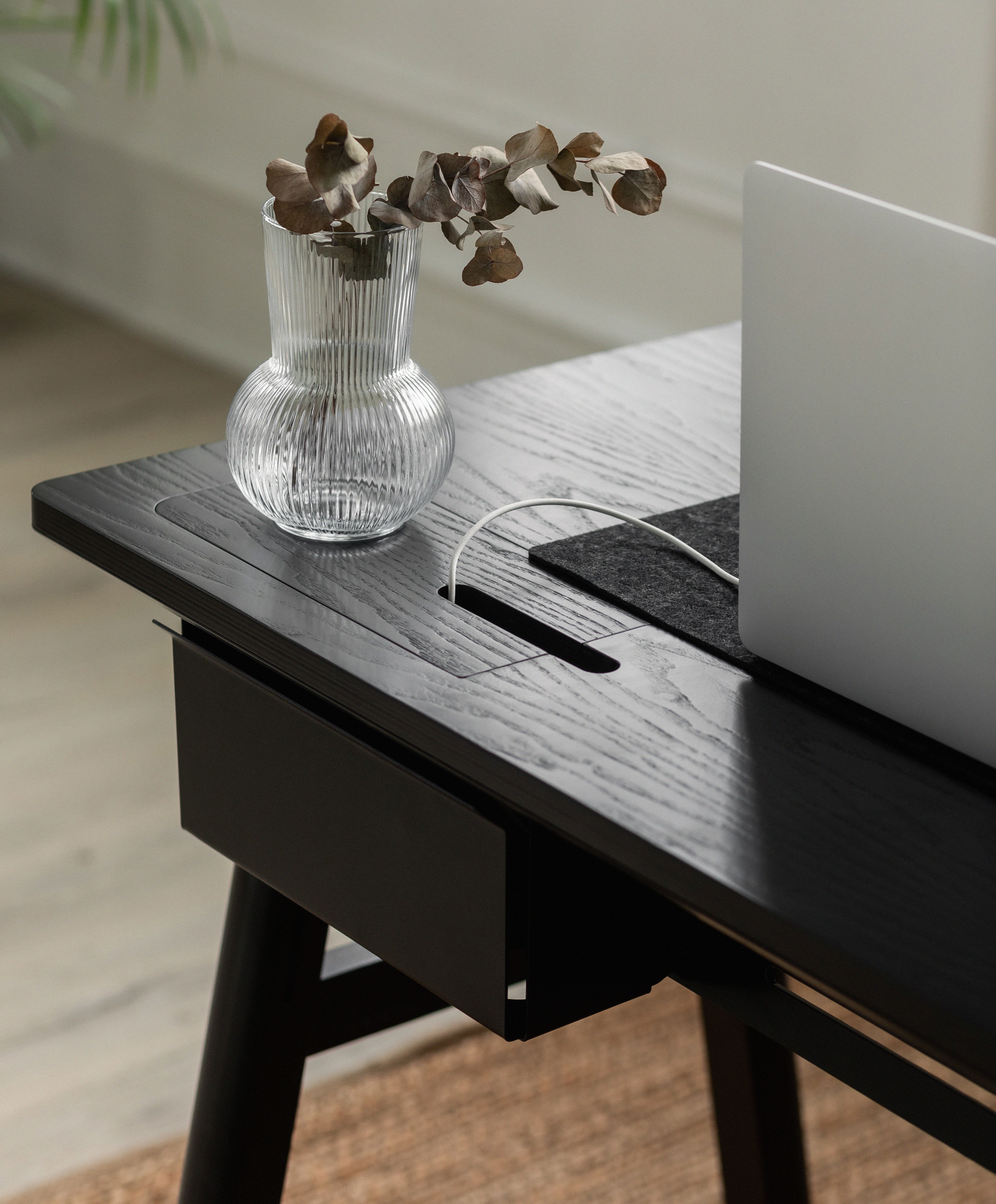 Dagny work desk - black 1400 - Image 4