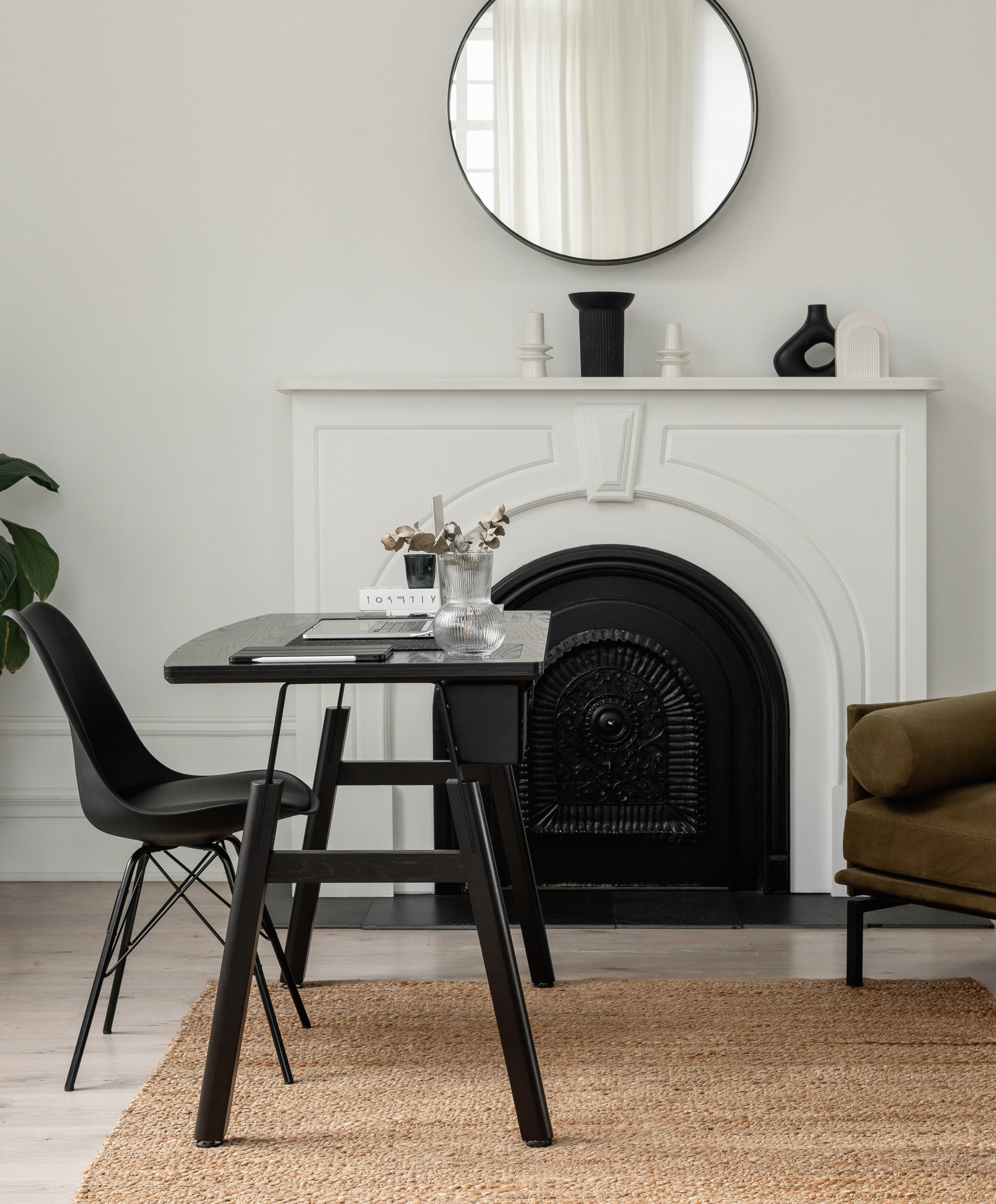 Dagny work desk - black 1200 - Image 10