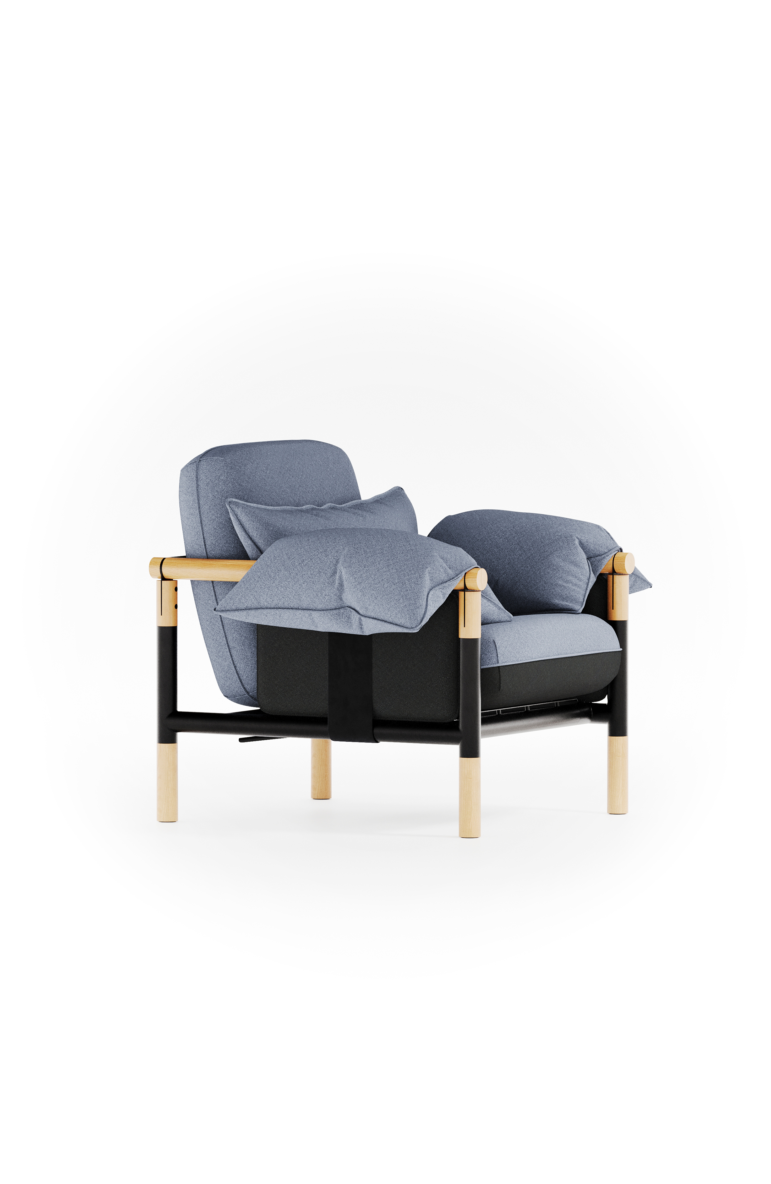Susy standard armchair - natural