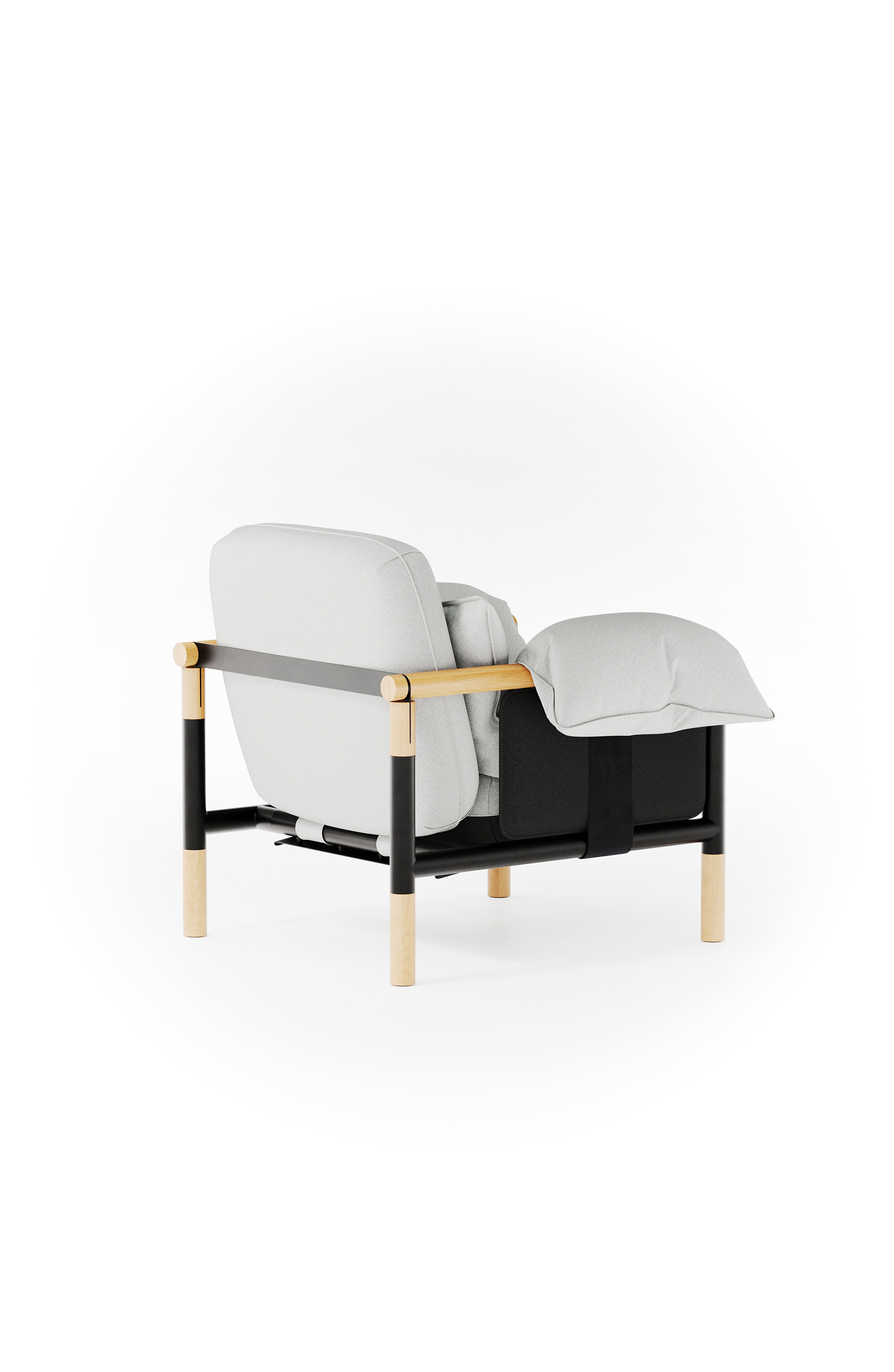 Susy standard armchair - natural - Image 3