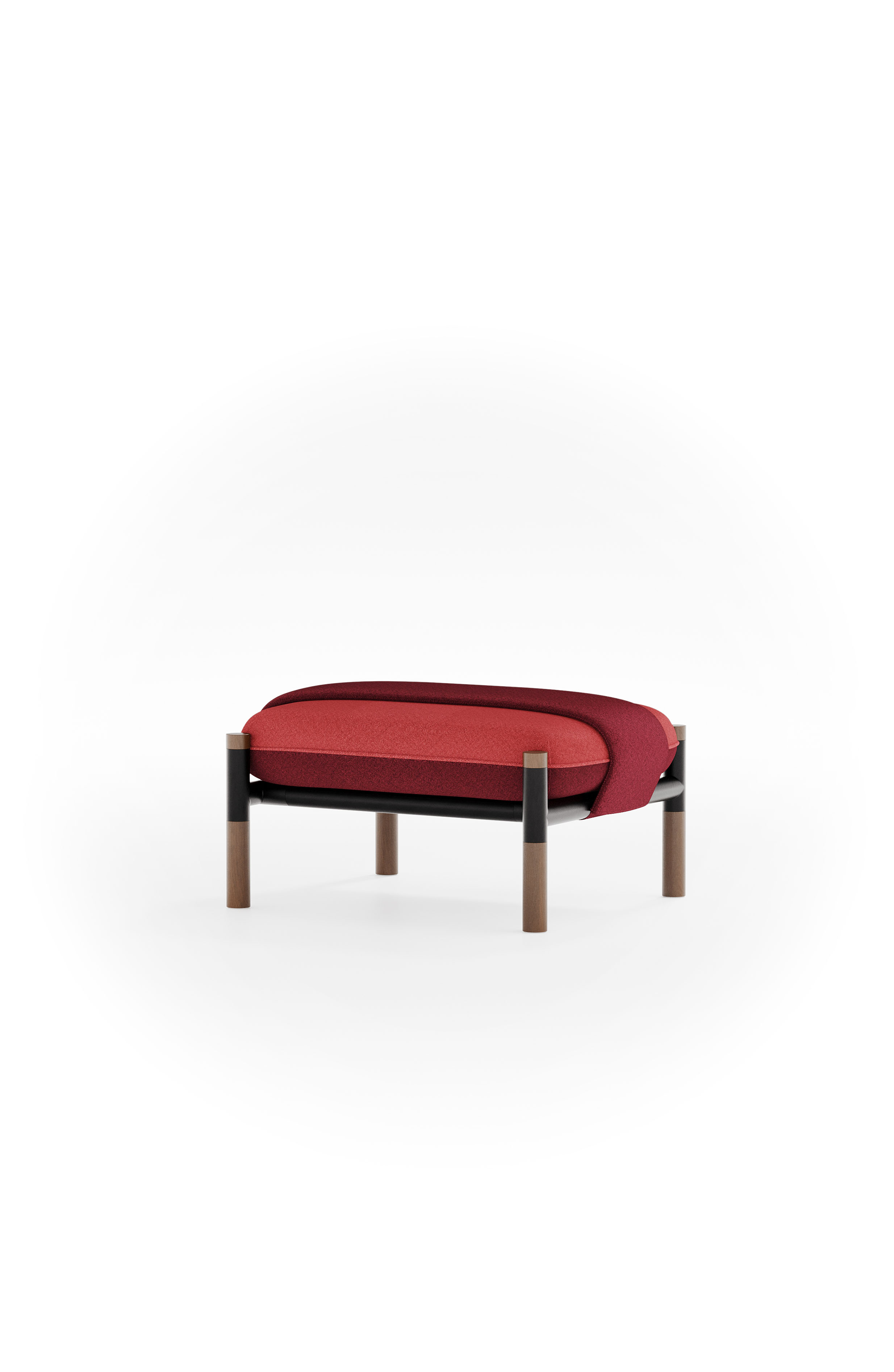 Susy Standard Ember Designer Ottoman — Upholstered Living Room Ottoman | Susy Space