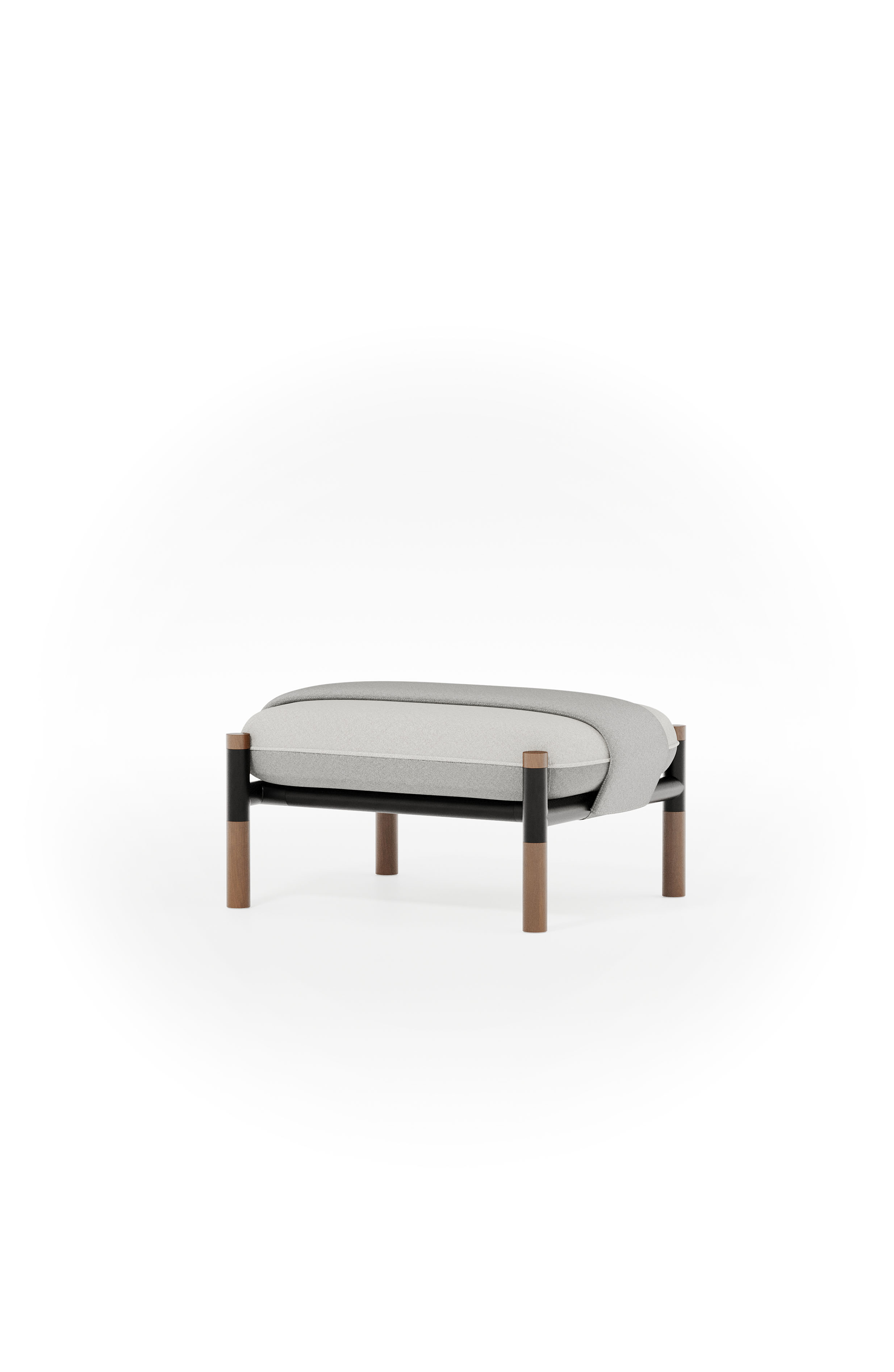 Susy Standard Sandstorm Designer Ottoman — Upholstered Living Room Ottoman | Susy Space