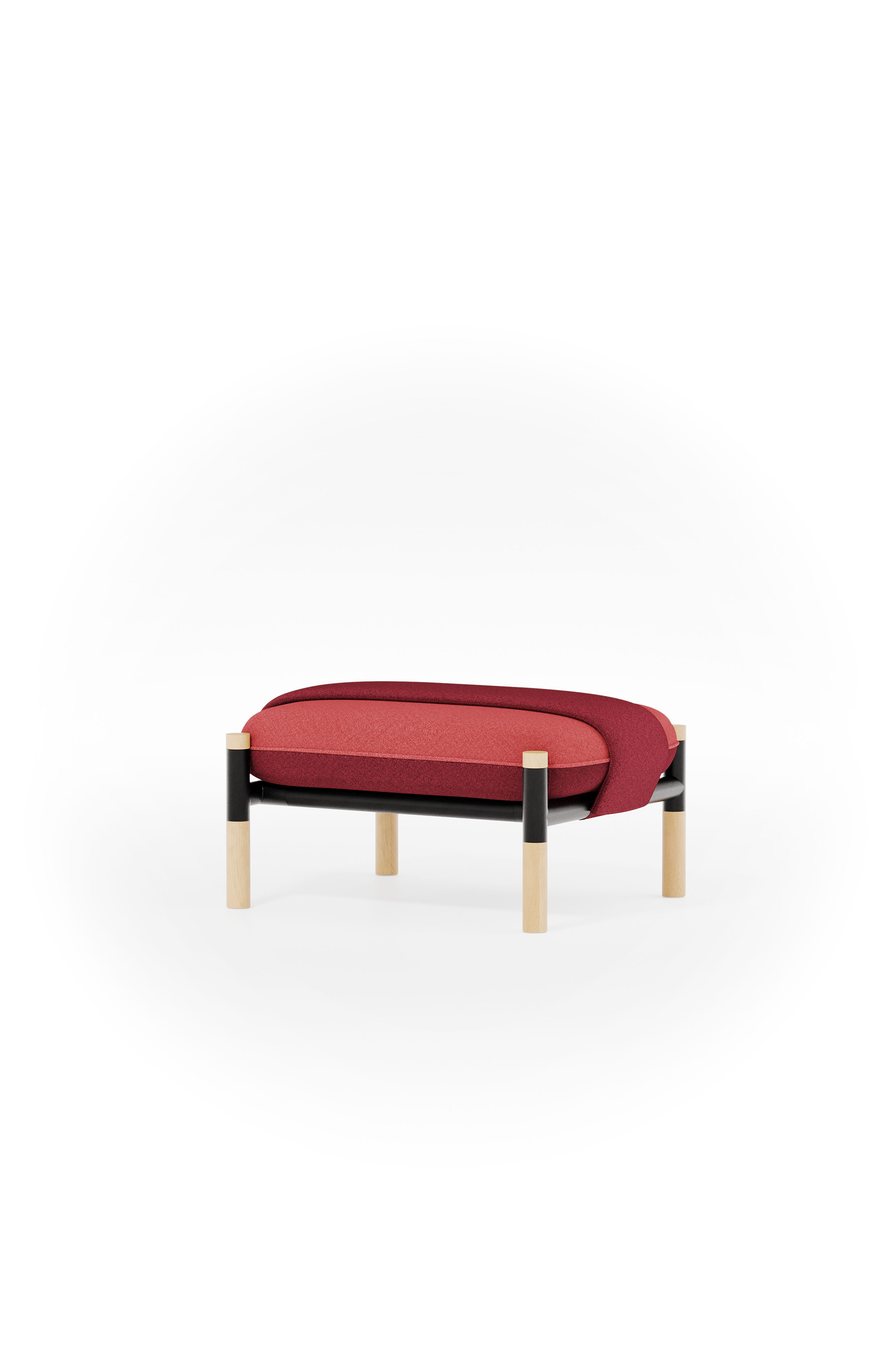 Susy Standard Ember Designer Ottoman — Upholstered Living Room Ottoman | Susy Space