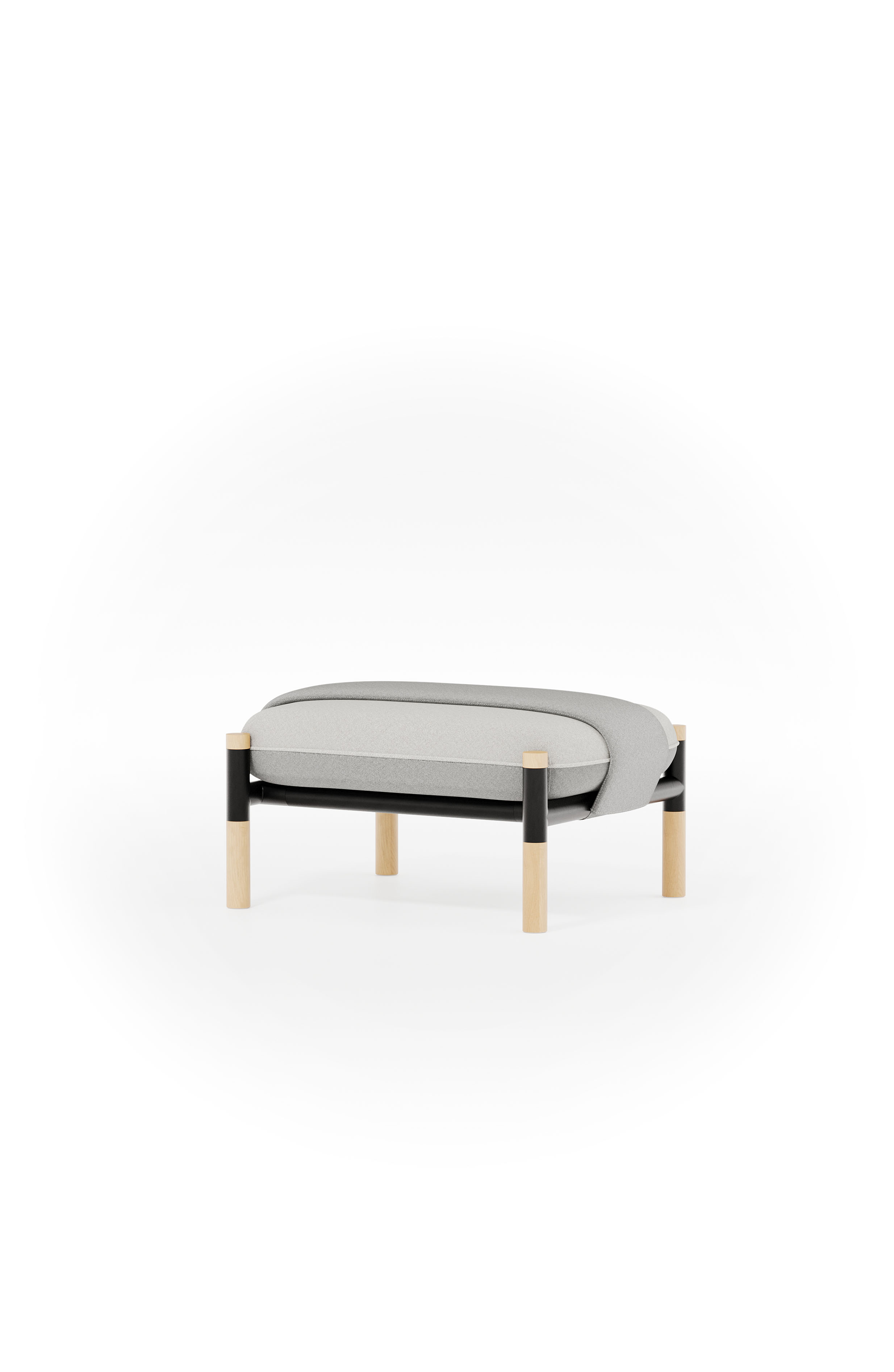 Susy Standard Sandstorm Designer Ottoman — Upholstered Living Room Ottoman | Susy Space