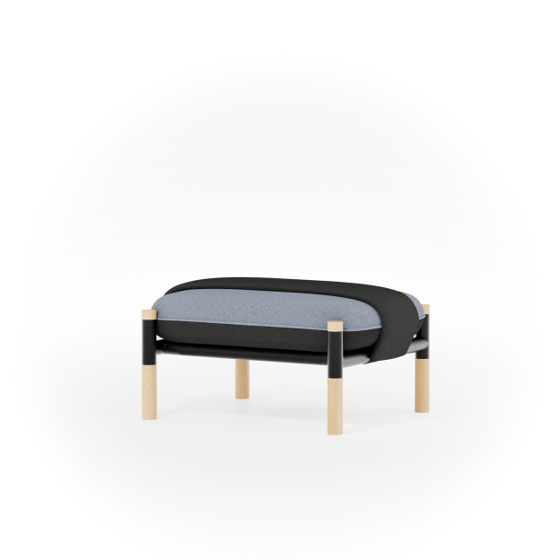 Susy Standard Thunderstorm Designer Ottoman — Upholstered Living Room Ottoman | Susy Space